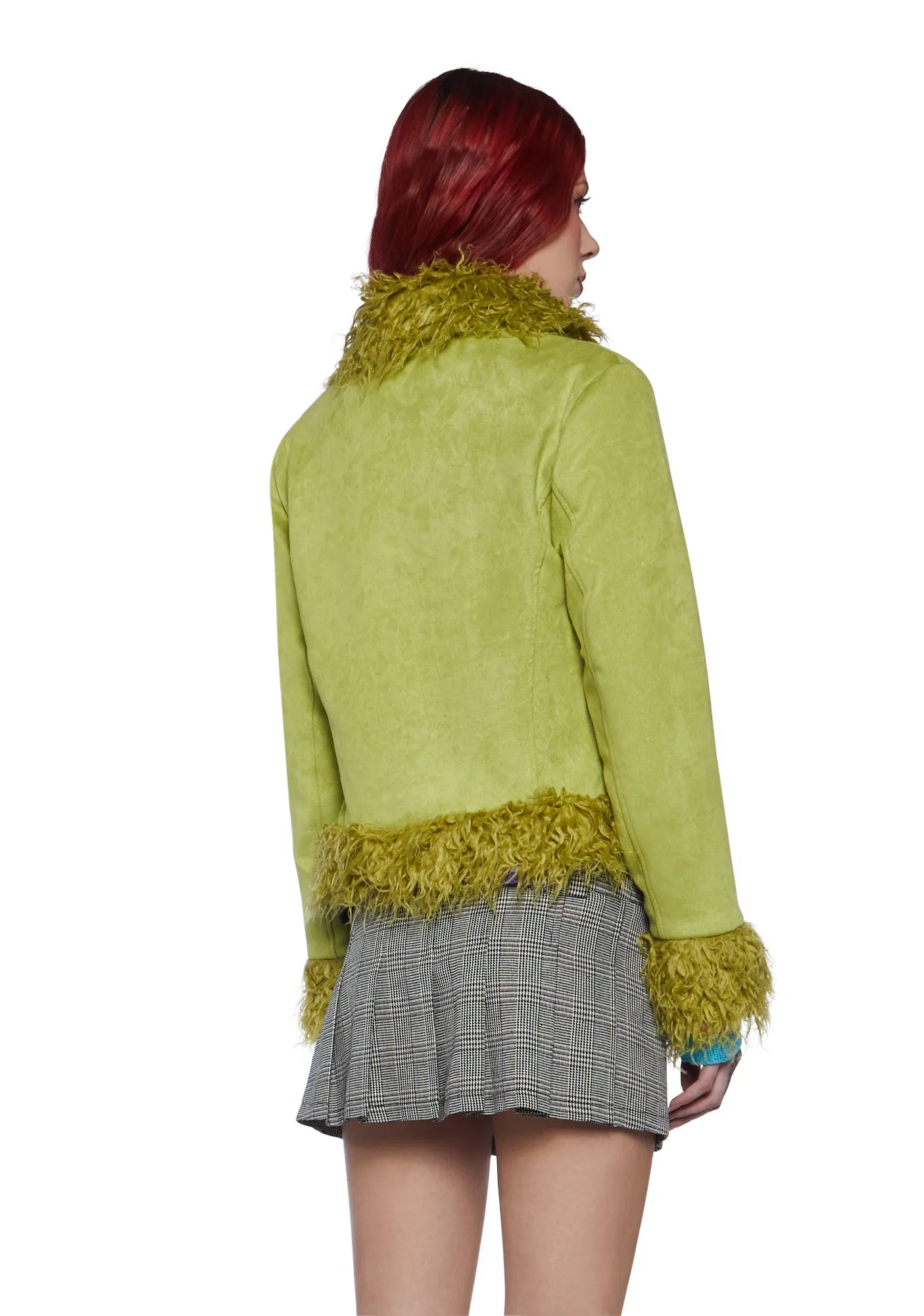 Clover Real Intentions Vegan Suede Jacket sold by Dolls Kill product image thumbnail 4
