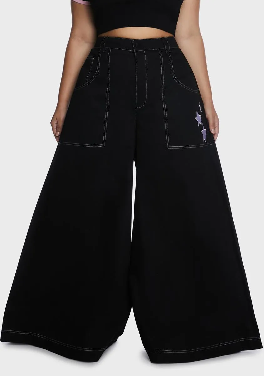 Plus Twilight As My Guide Wide Leg Pants sold by Dolls Kill