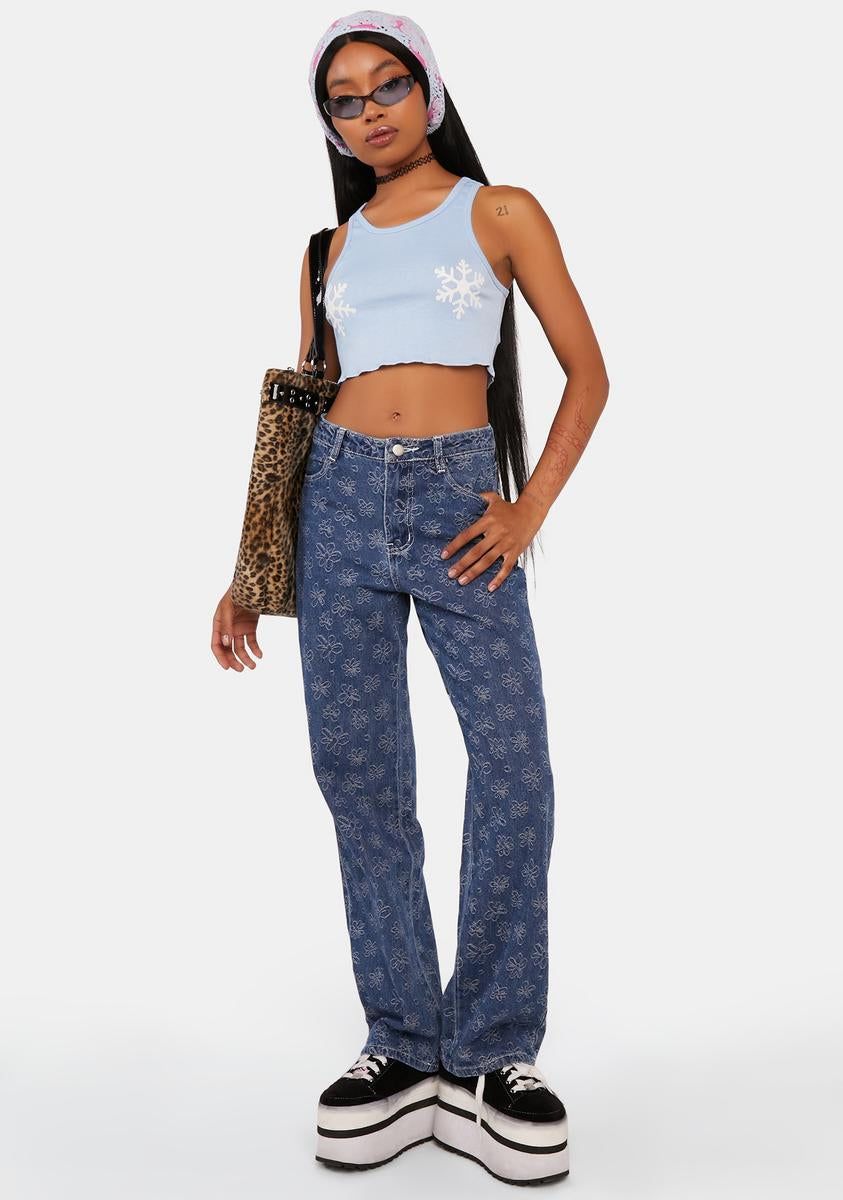 Winter Dreams Crop Tank Top sold by Dolls Kill product image thumbnail 4