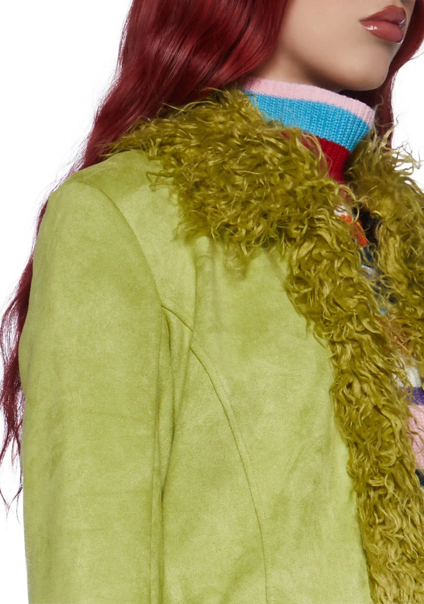 Clover Real Intentions Vegan Suede Jacket sold by Dolls Kill product image thumbnail 5
