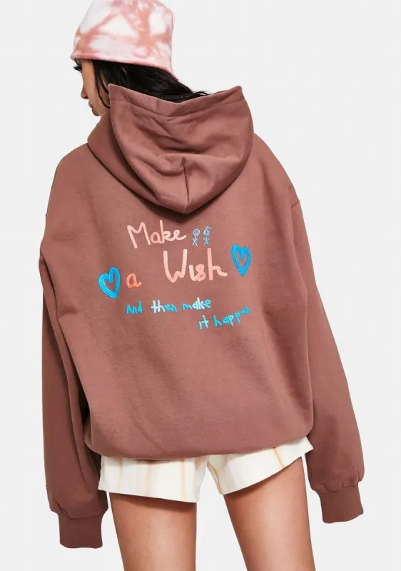 Make A Wish Graphic Hoodie sold by Dolls Kill