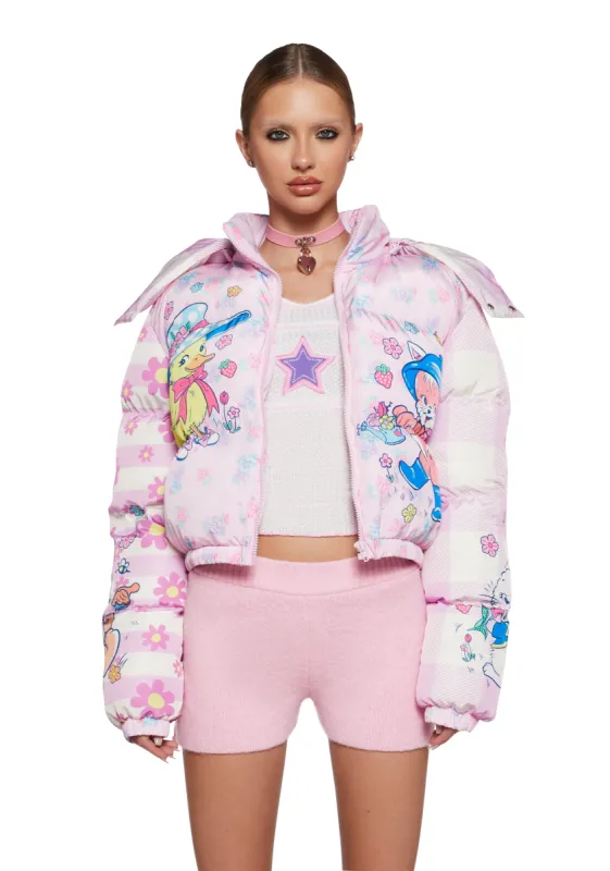 Cute Critters Puffer Jacket sold by Dolls Kill