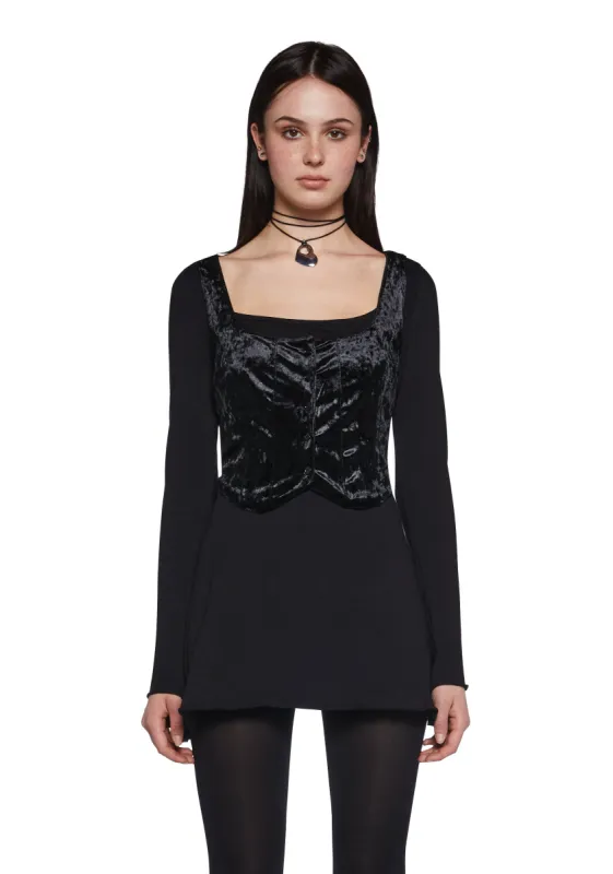 Decoded Messages Dress And Vest Set sold by Dolls Kill