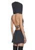 Chord Backless Hooded Dress sold by Dolls Kill
