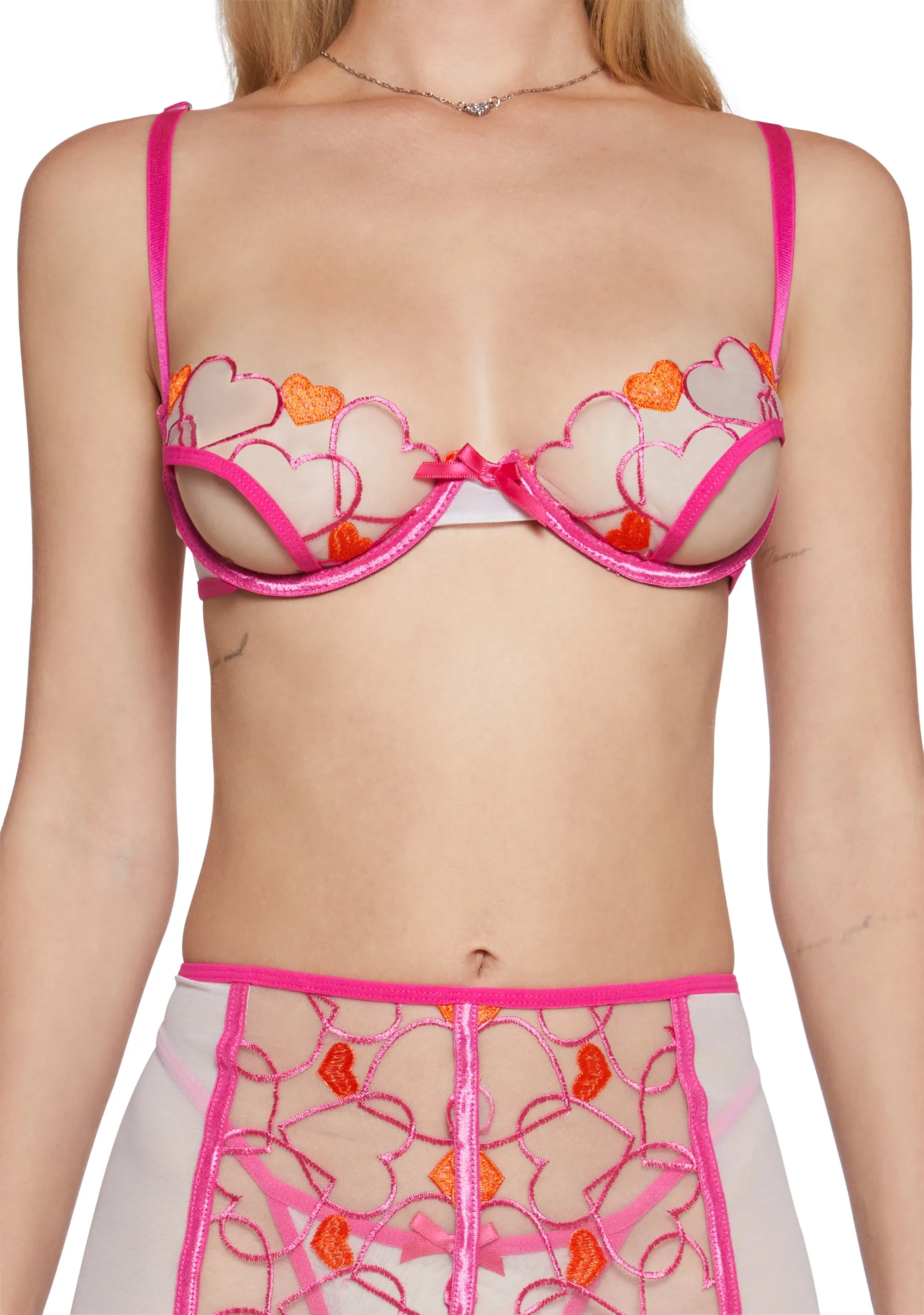 Romantic Bloom Mesh Lingerie Set sold by Dolls Kill product image thumbnail 5