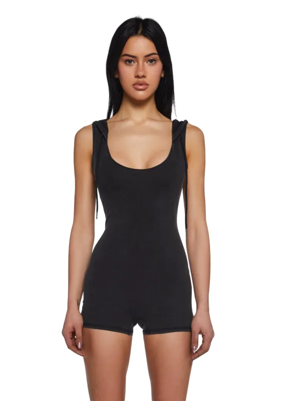 Rocking Rhythm Hooded Romper sold by Dolls Kill