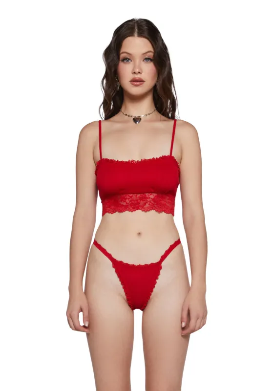 Demure Delight Bralette sold by Dolls Kill