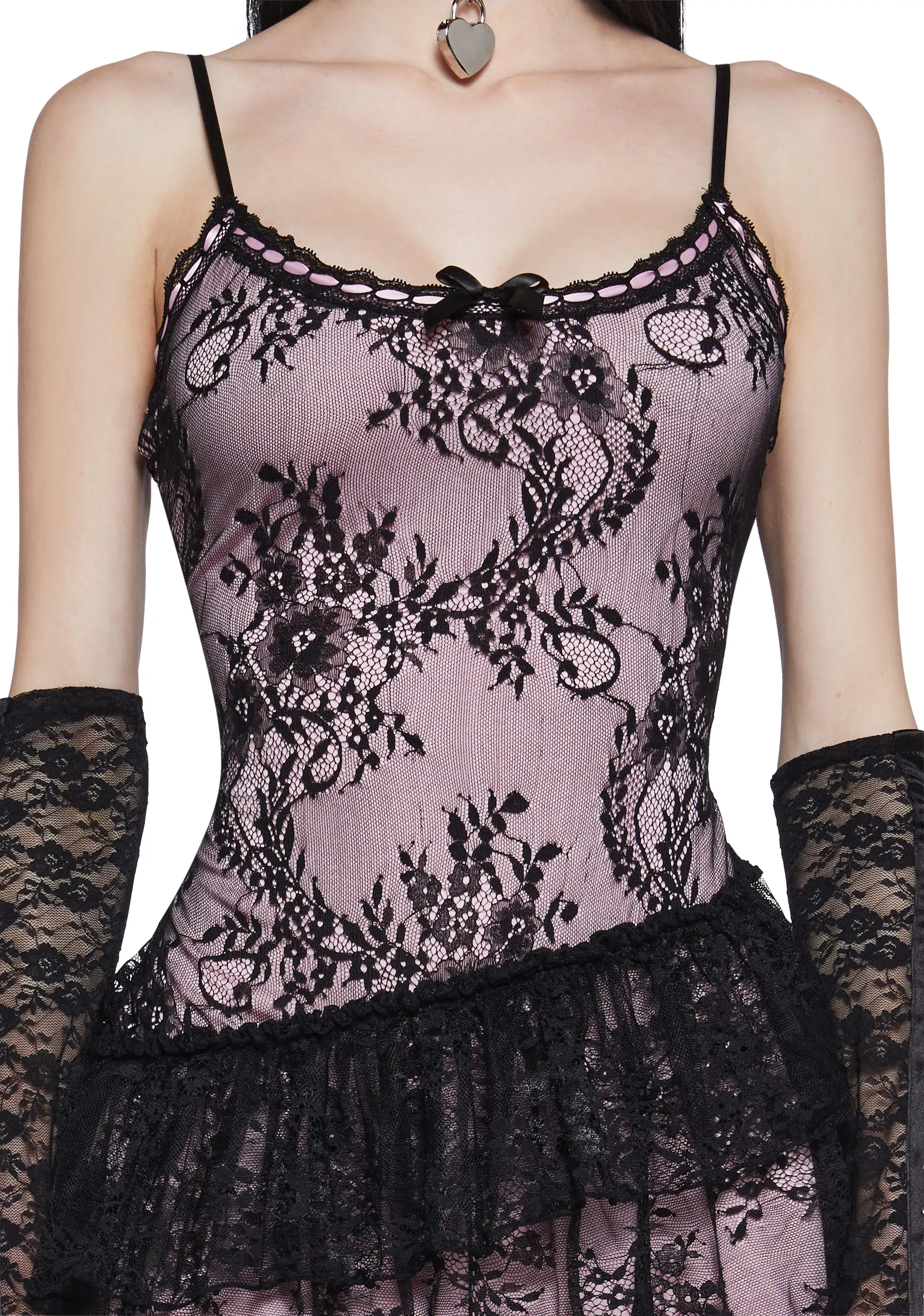Eclipsed Romance Lace Mini Dress sold by Dolls Kill product image thumbnail 5