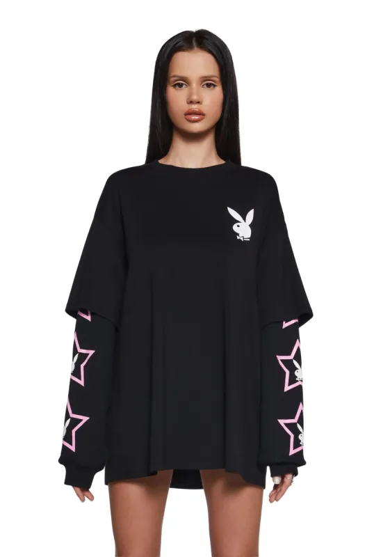 Bunny Vibe Check Long Sleeve Top sold by Dolls Kill