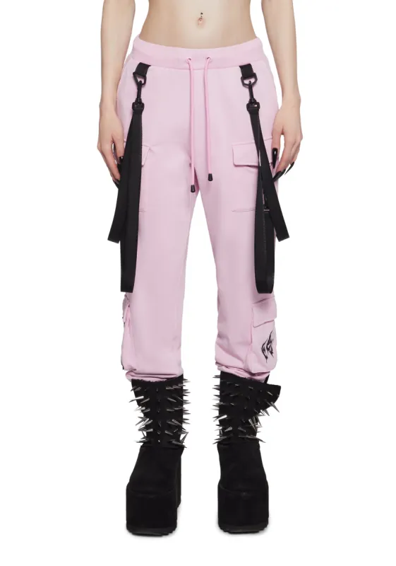 Dark Frequency Jogger Sweatpants sold by Dolls Kill
