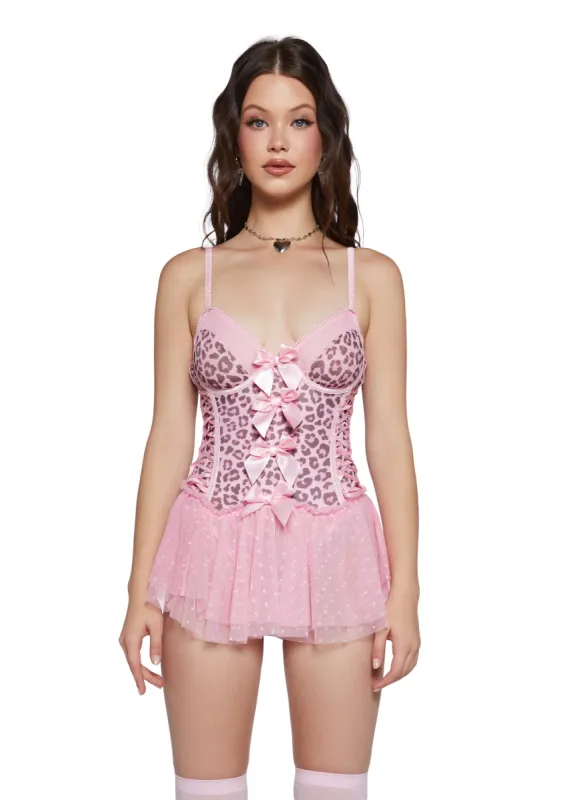 Catch Me Leopard Bodysuit sold by Dolls Kill