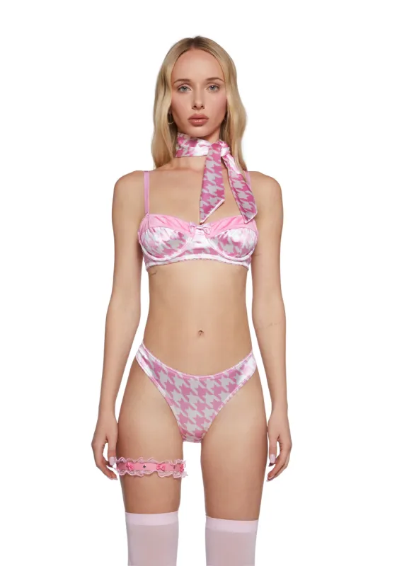 Flirty Fever 3-Piece Lingerie Set sold by Dolls Kill