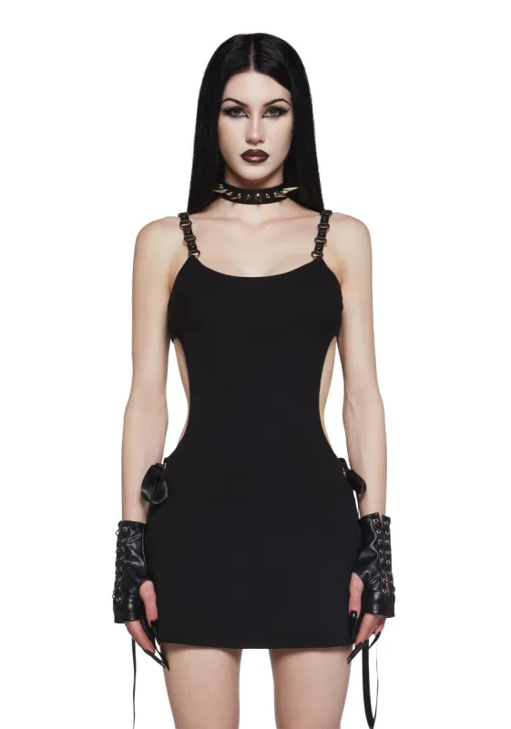 Macabre Rendezvous Mini Dress sold by Dolls Kill
