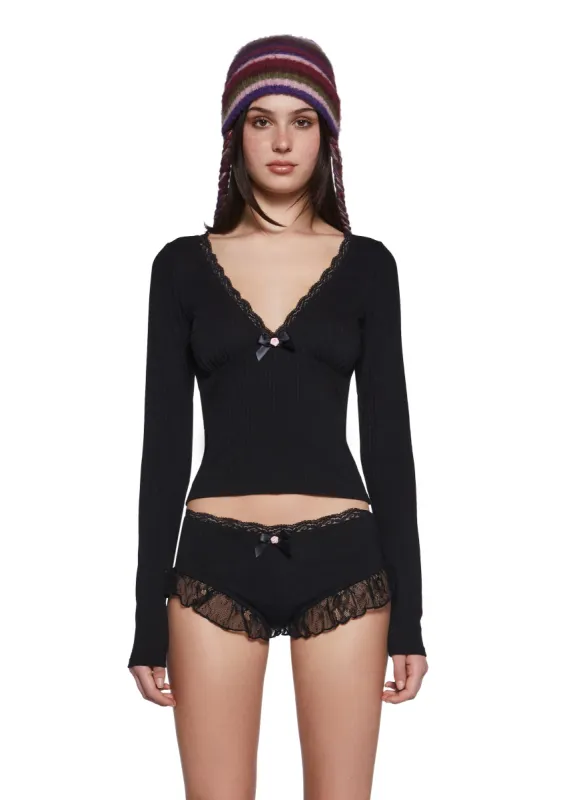 Hearts On Sleeves PJ Set sold by Dolls Kill