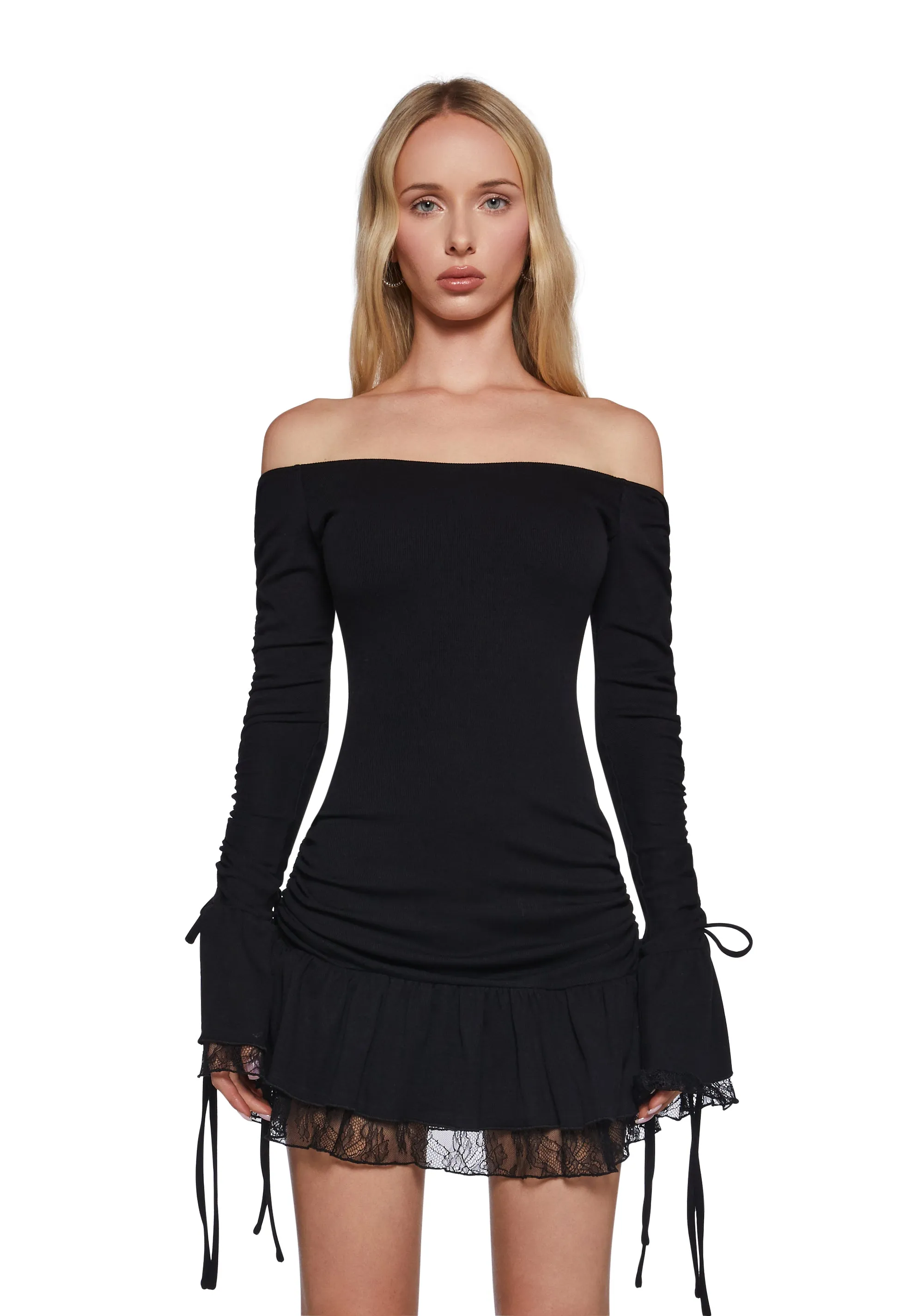 Want You Bad Mini Dress - Black sold by Dolls Kill