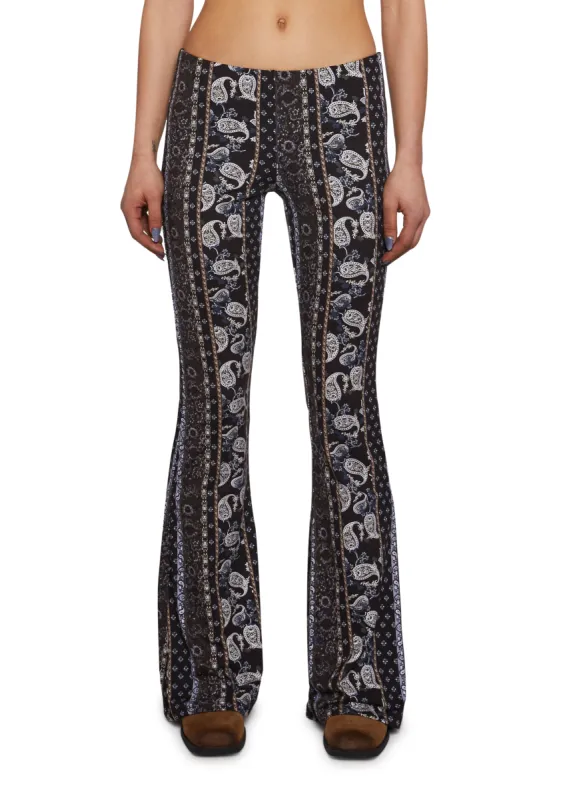 Bohemian Nightfall Flare Pants sold by Dolls Kill