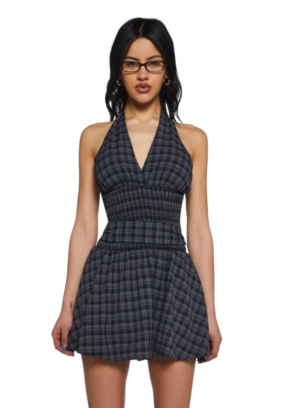 Bookish Type Halter Dress sold by Dolls Kill