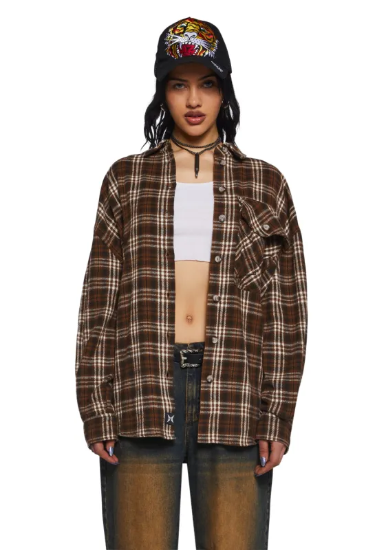 Harper Plaid Shirt sold by Dolls Kill