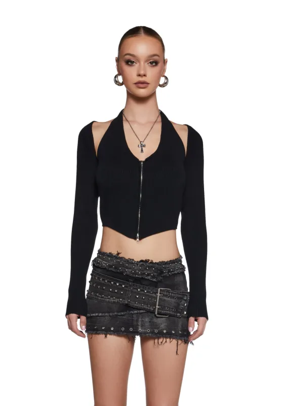 Commanding Presence Top And Shrug Set sold by Dolls Kill