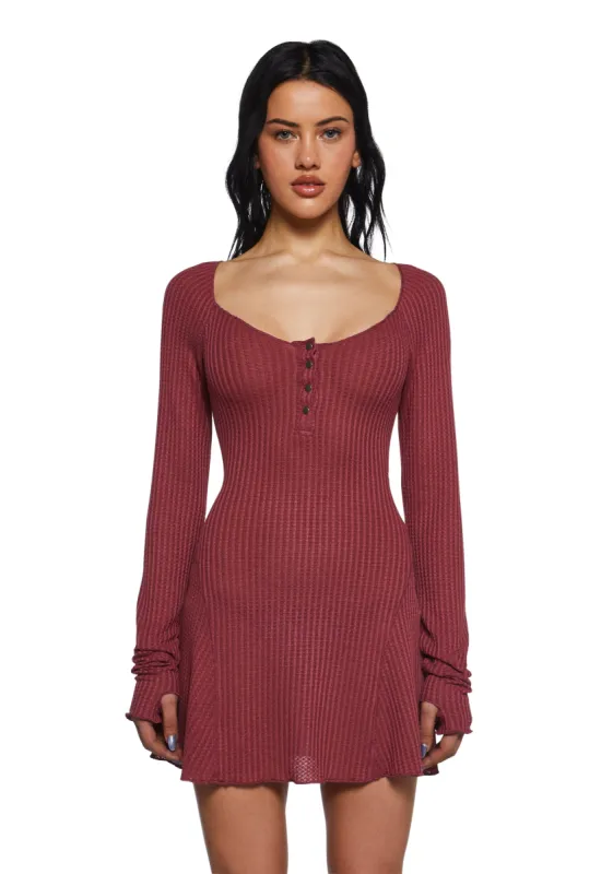 Text Me Back Mini Dress made by Current Mood