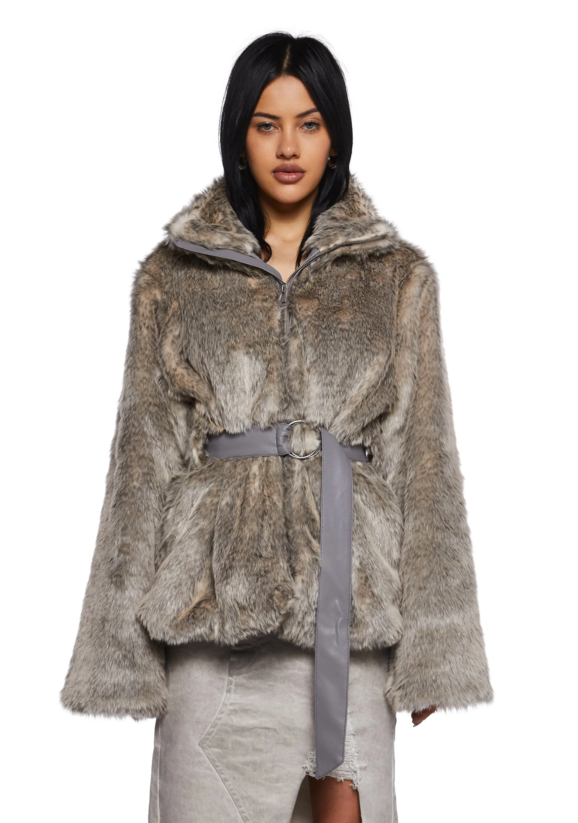 Total Legacy Faux Fur Coat sold by Dolls Kill