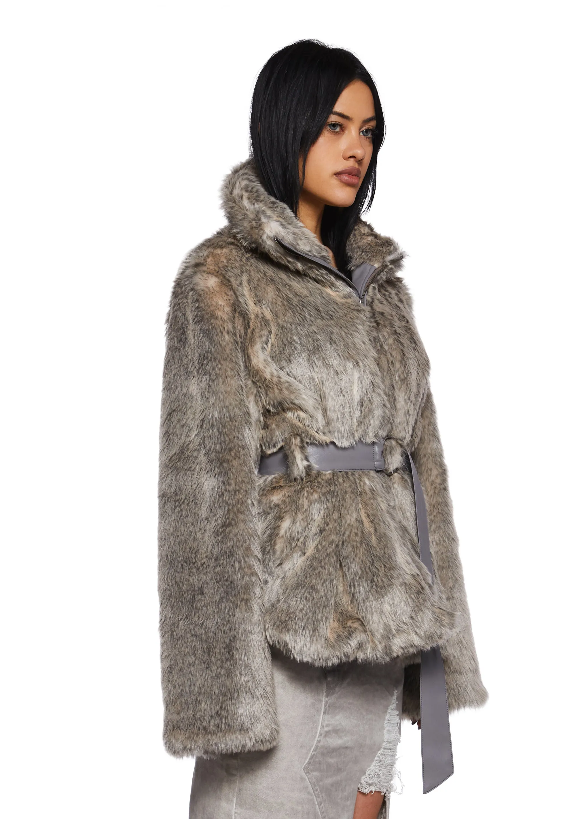 Total Legacy Faux Fur Coat sold by Dolls Kill product image thumbnail 3
