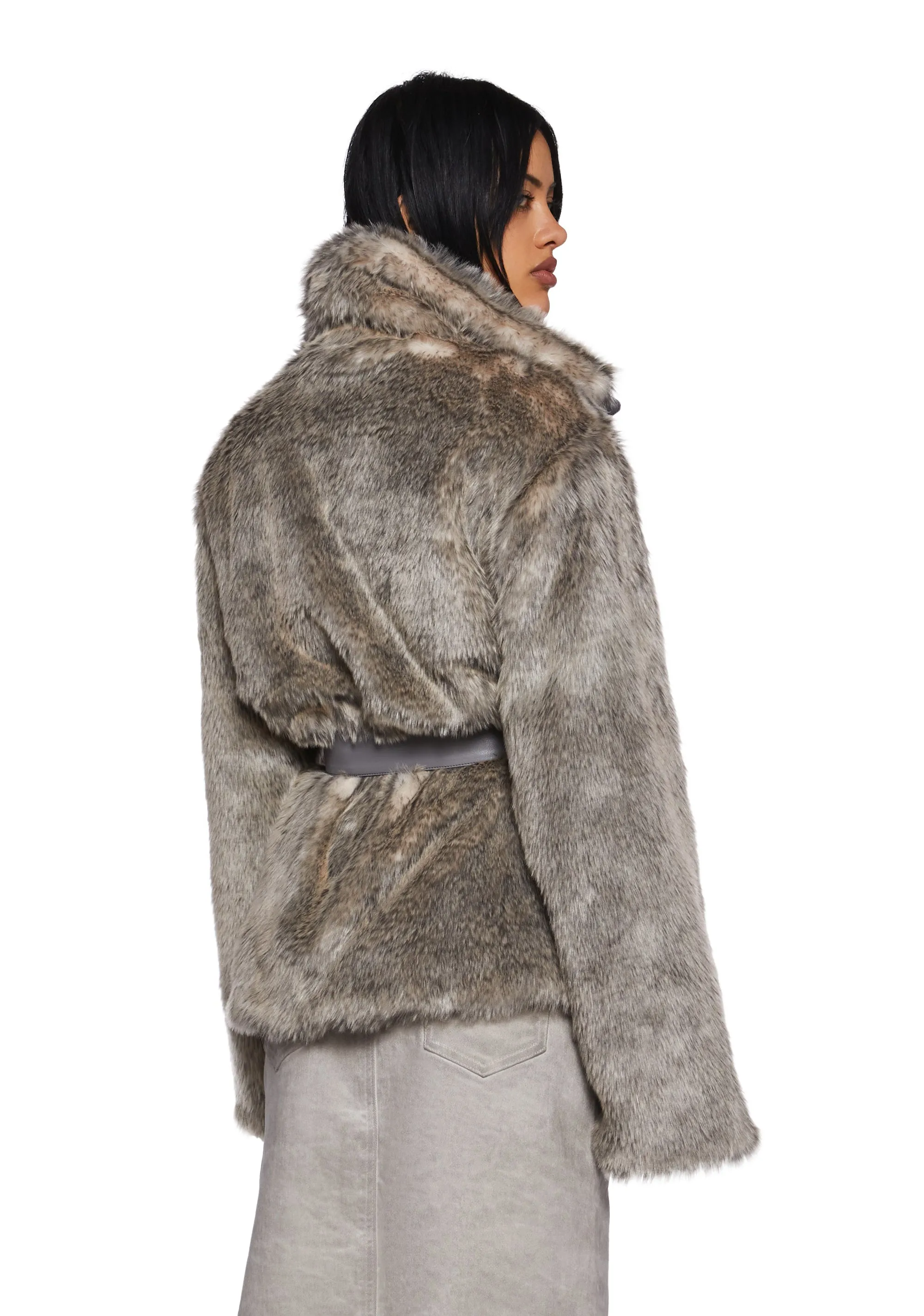 Total Legacy Faux Fur Coat sold by Dolls Kill product image thumbnail 4