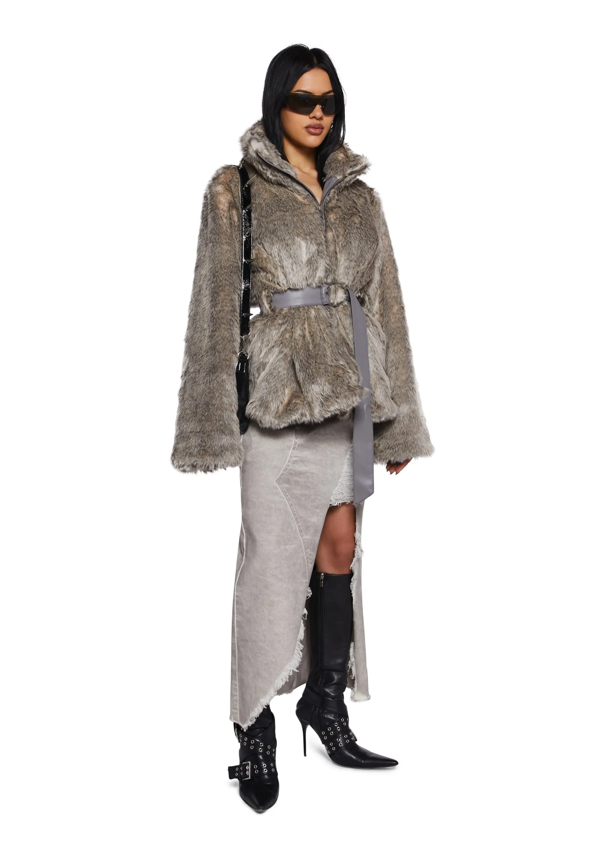 Total Legacy Faux Fur Coat sold by Dolls Kill product image thumbnail 2