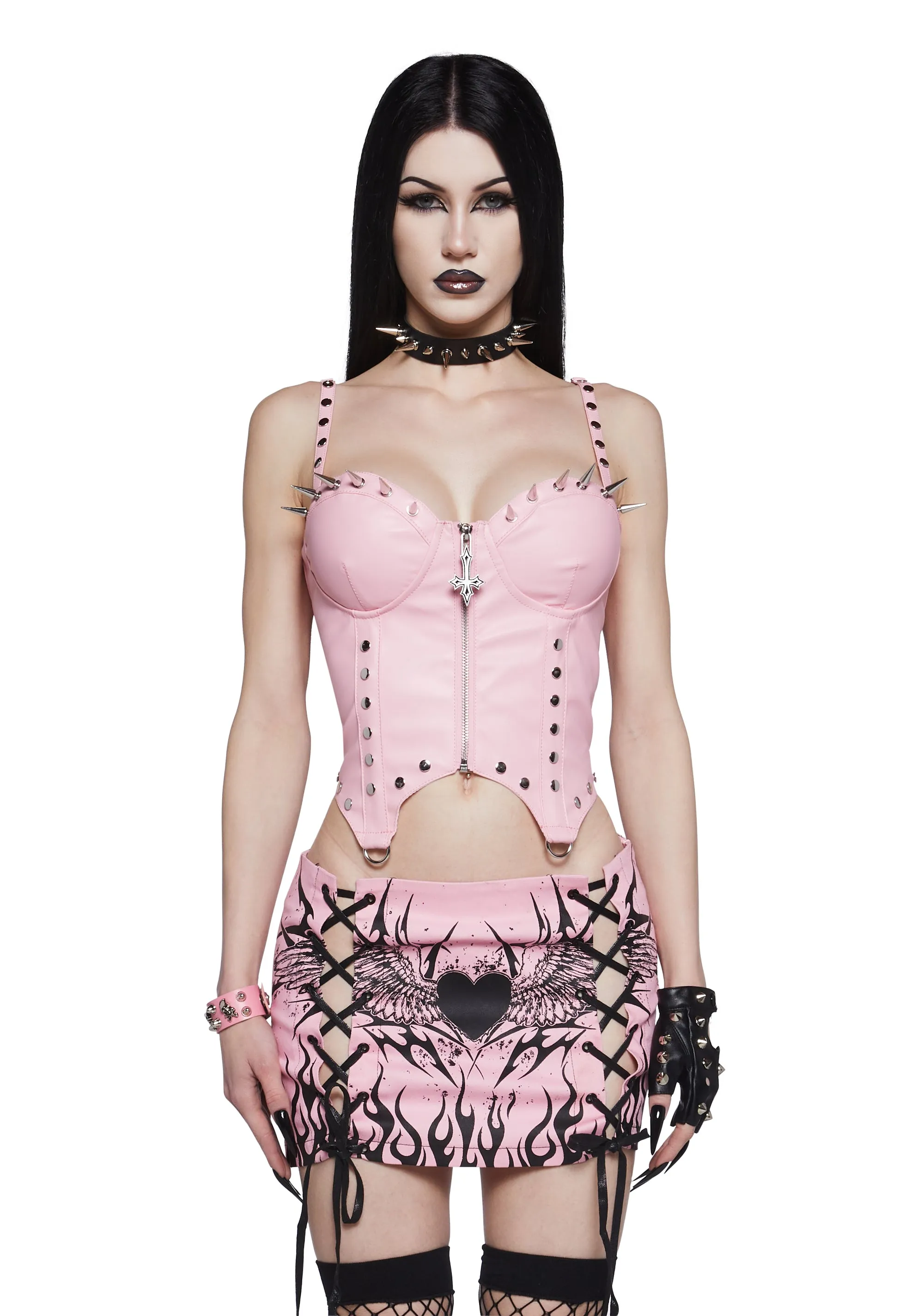Webcam Thrills Corset Top sold by Dolls Kill