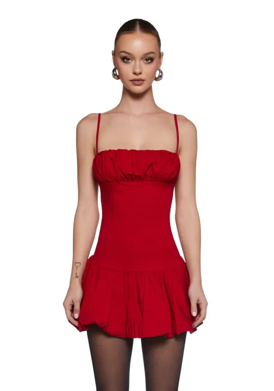 Sweethearts Always Mini Dress - Red sold by Dolls Kill