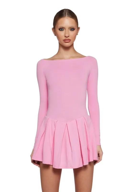 Imagine So Mini Dress - Light Pink sold by Dolls Kill