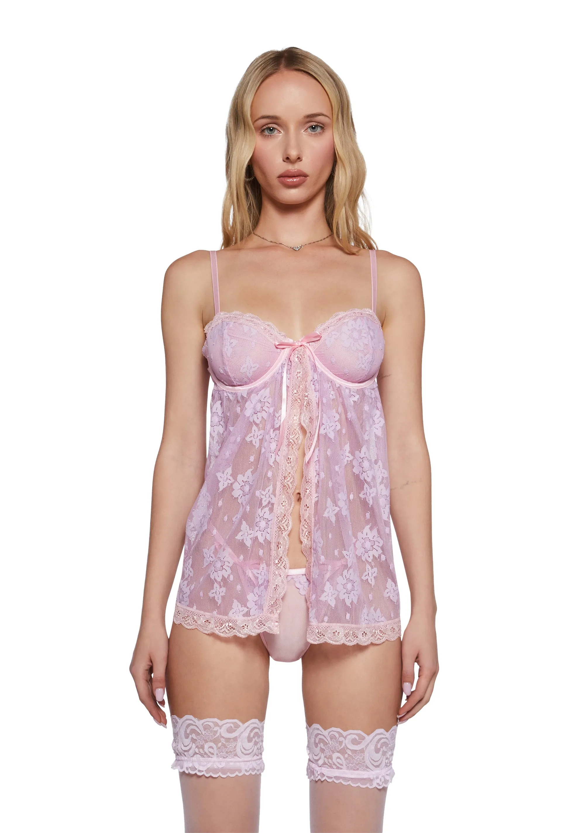 Kiss It True Lingerie Set sold by Dolls Kill