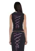 Corset Print Mesh Tank Top sold by Dolls Kill