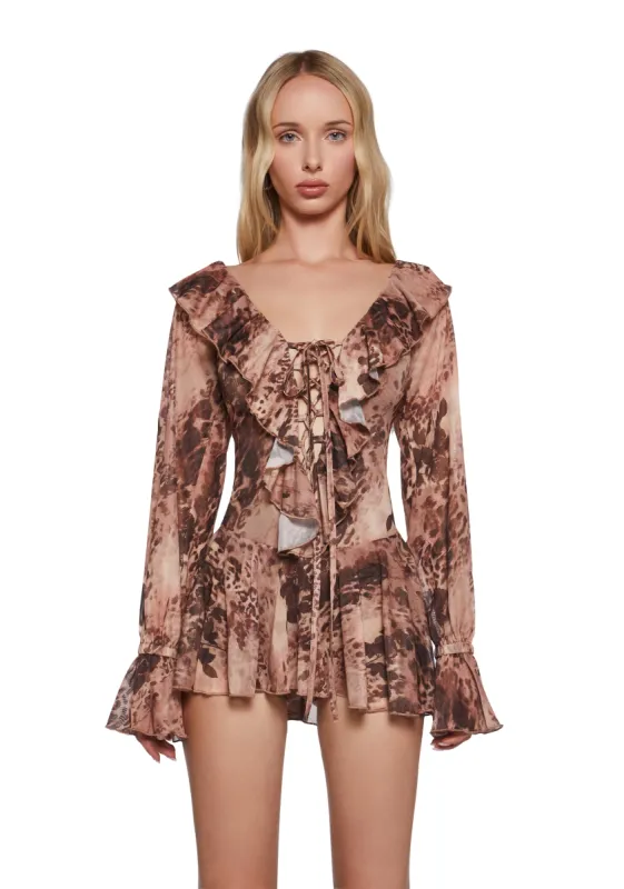 Fiercely Flirty Mini Dress sold by Dolls Kill