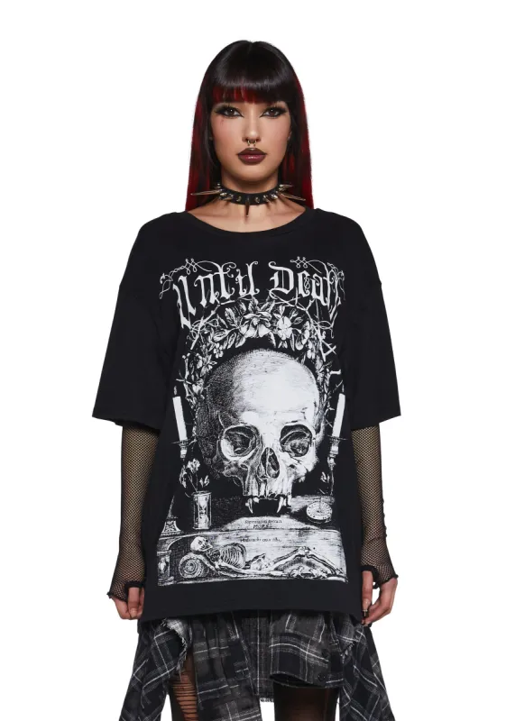 Grave Promises Long Sleeve Tee sold by Dolls Kill