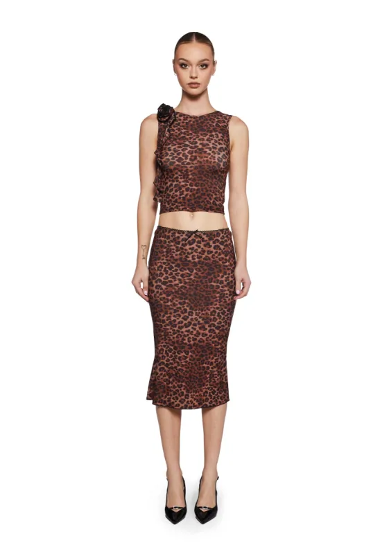 Hot To Strut Skirt Set sold by Dolls Kill