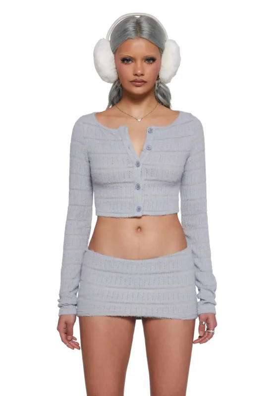 Snowfall Stunner Skort Set - Gray sold by Dolls Kill