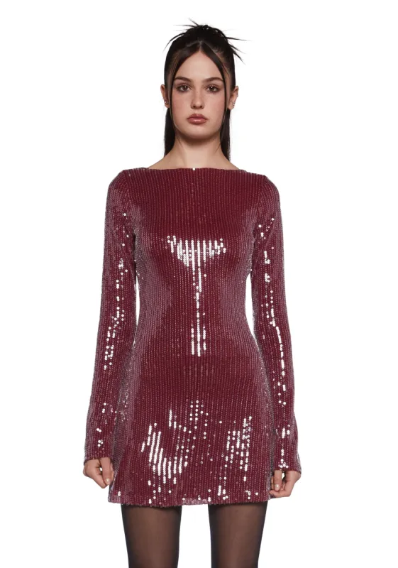 Kimberly Sequin Mini Dress sold by Dolls Kill