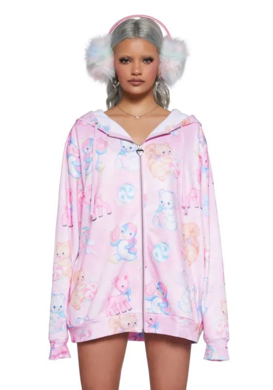 Candy Cravers Fleece Hoodie sold by Dolls Kill