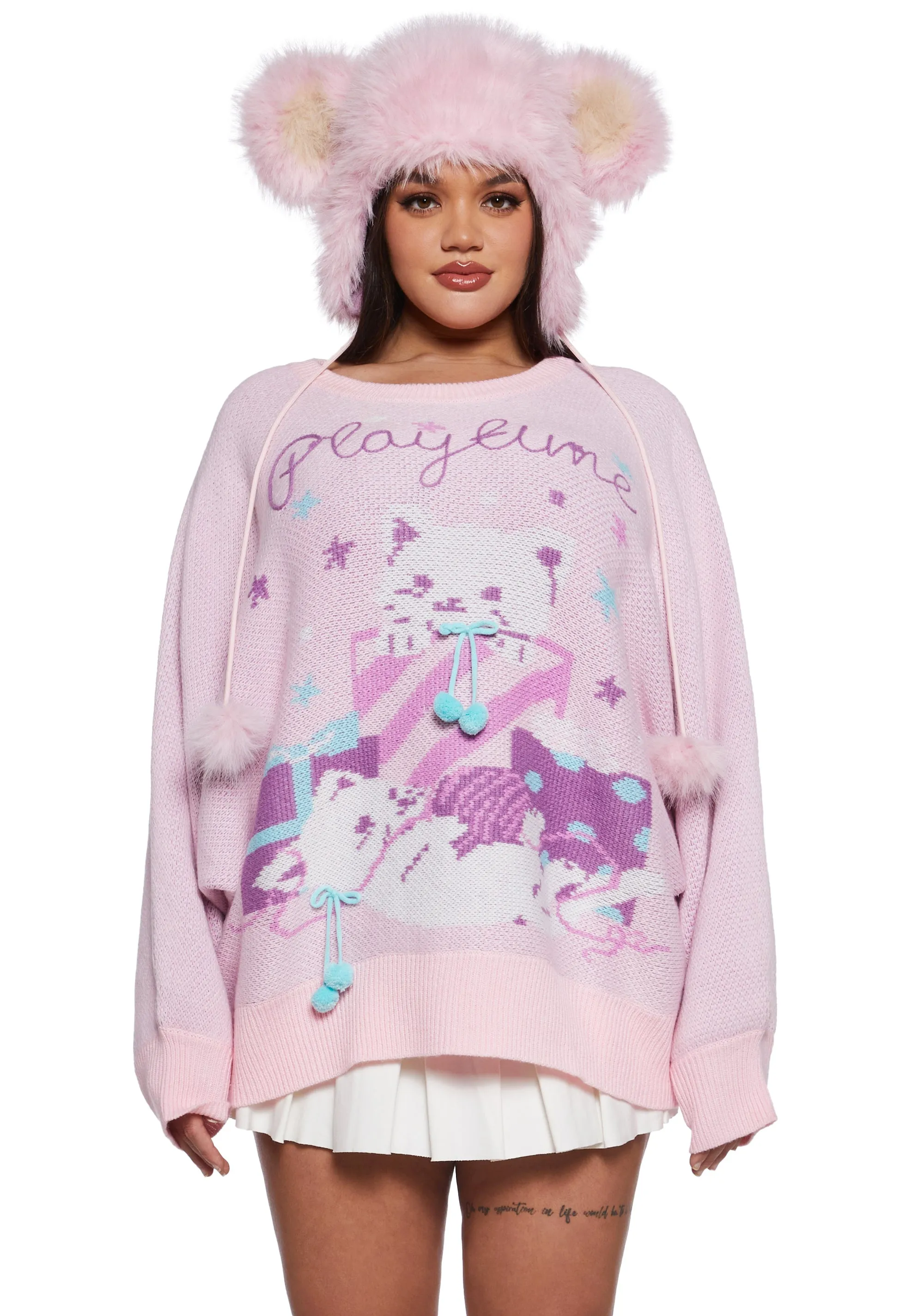 Paws And Surprises Intarsia Sweater sold by Dolls Kill product image thumbnail 2