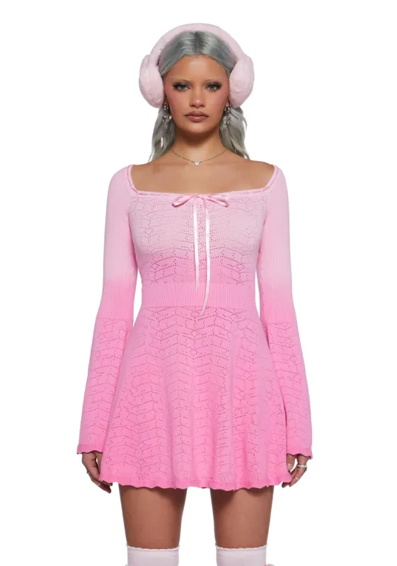 Snowflake Kisses Fit N’ Flare Dress sold by Dolls Kill