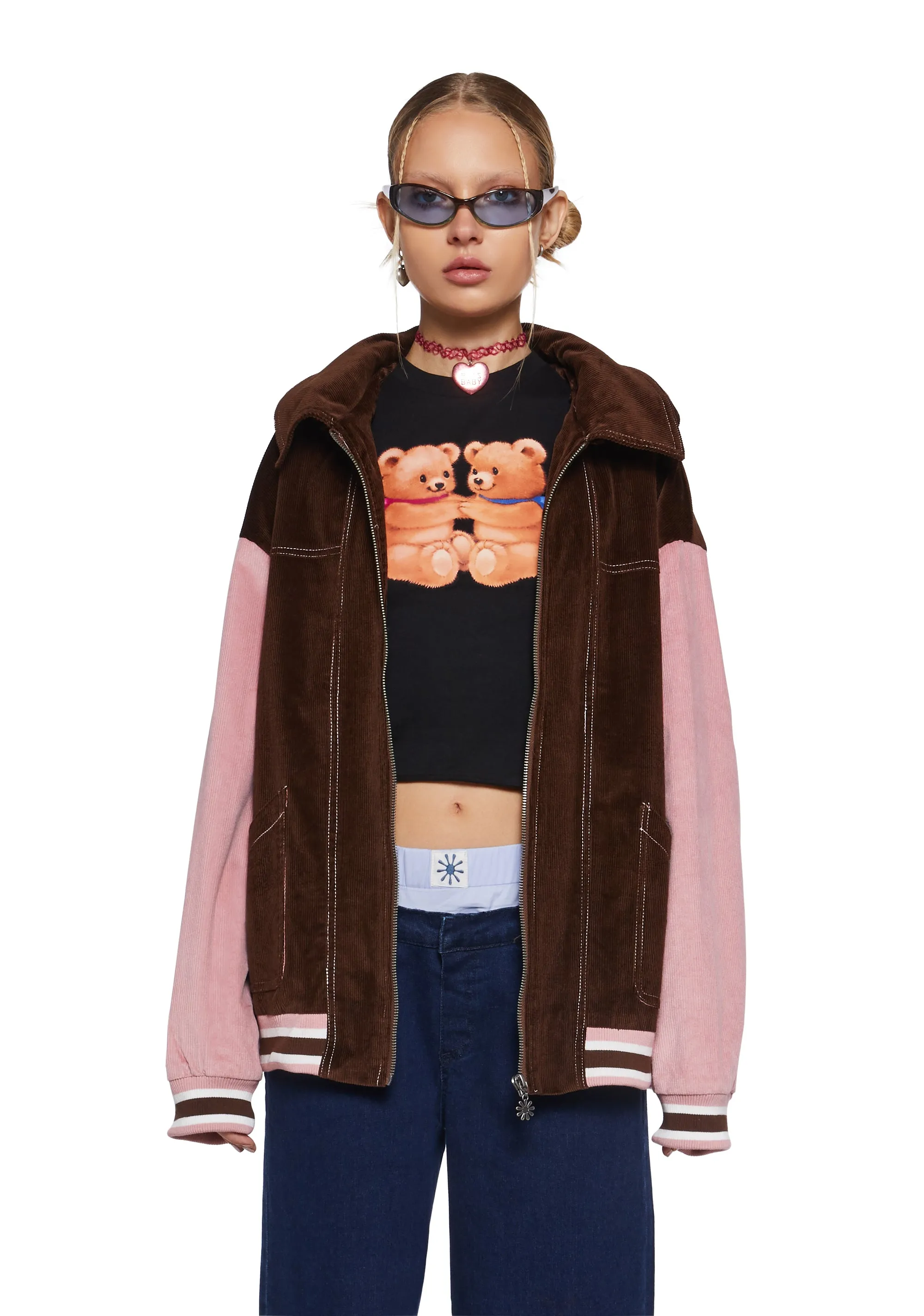 Breaking It Down Corduroy Jacket sold by Dolls Kill
