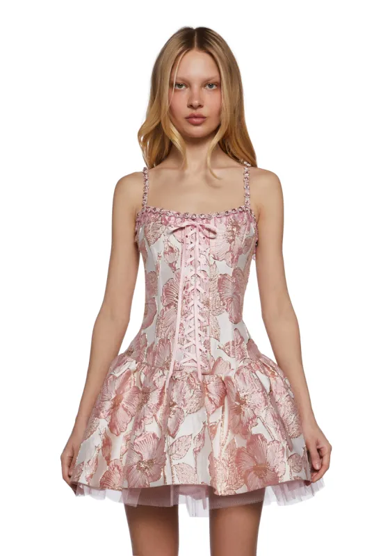 Floral Fancies Corset Dress sold by Dolls Kill
