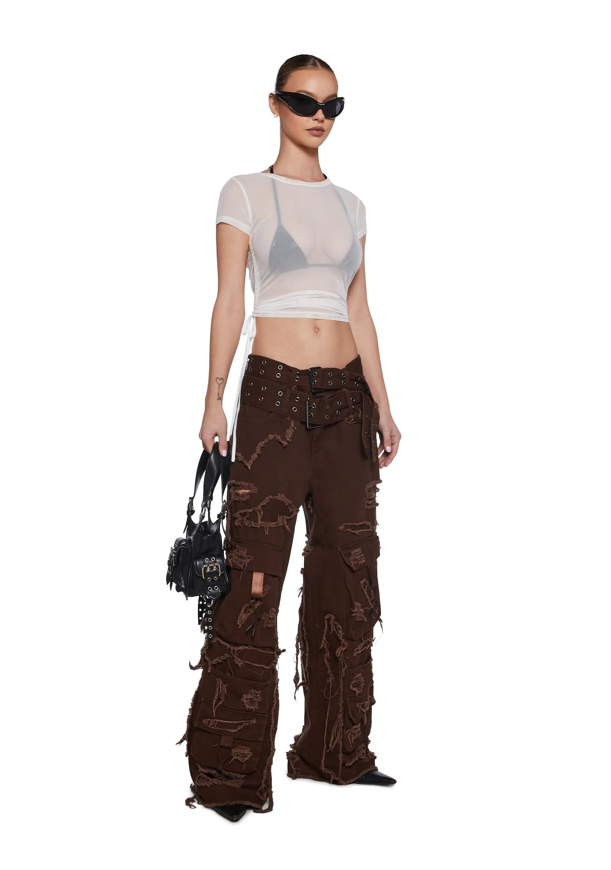 100 Percent That Bish Mesh Tee sold by Dolls Kill product image thumbnail 2