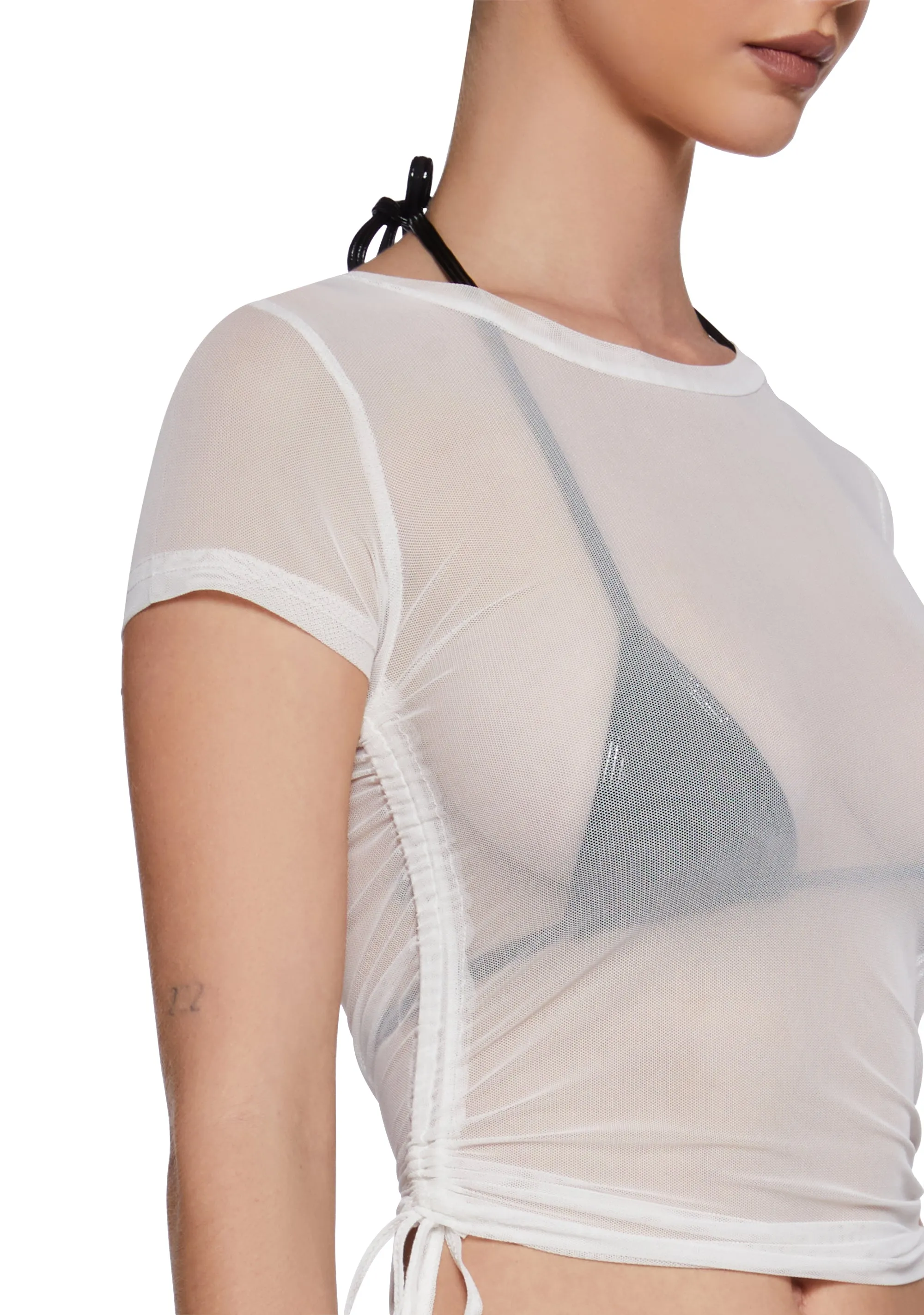 100 Percent That Bish Mesh Tee sold by Dolls Kill product image thumbnail 5