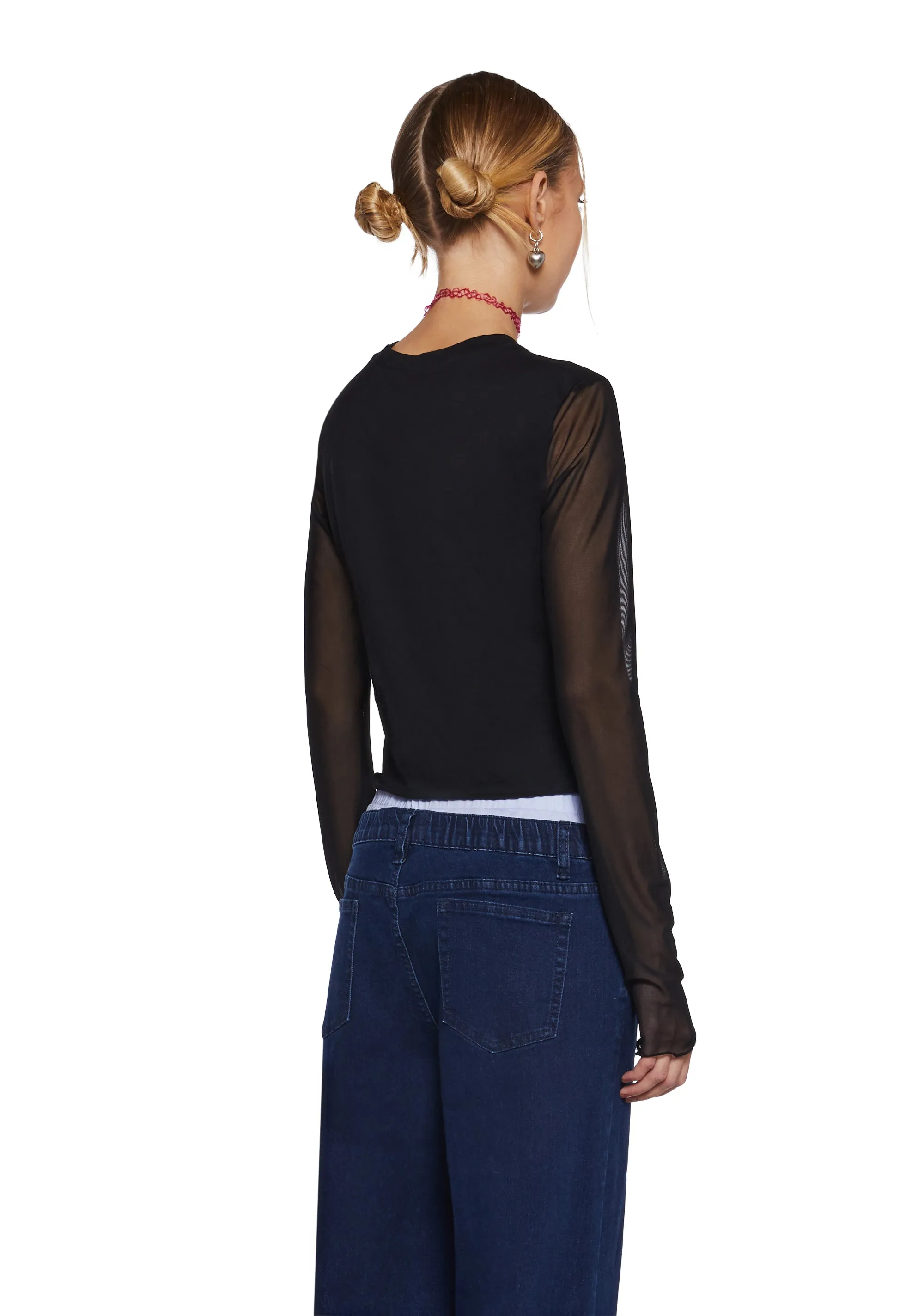 Stick Together Mesh Top sold by Dolls Kill product image thumbnail 4