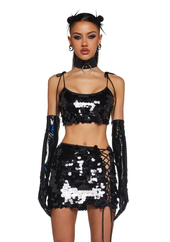 Strobelight Redux Crop Top sold by Dolls Kill