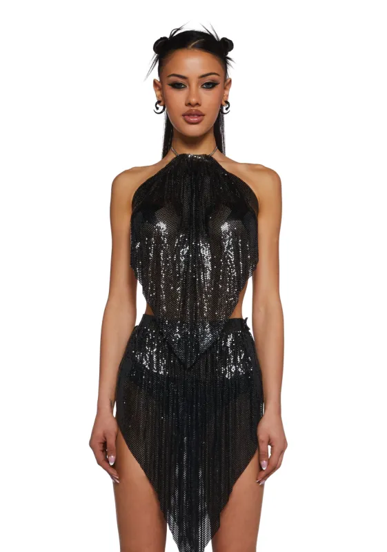 Futurism Flash Halter Top sold by Dolls Kill