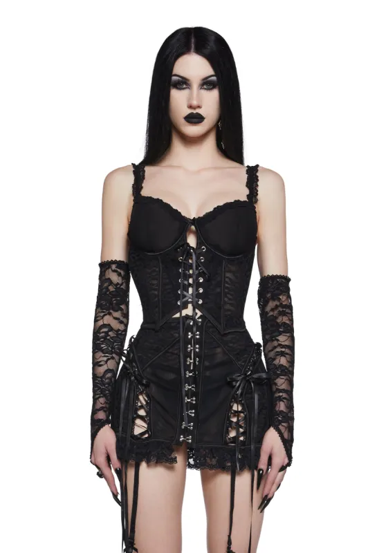 Exotic Desires Corset Top sold by Dolls Kill