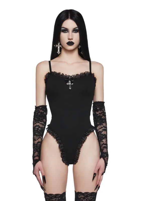Provocative Moves Ribbed Bodysuit sold by Dolls Kill